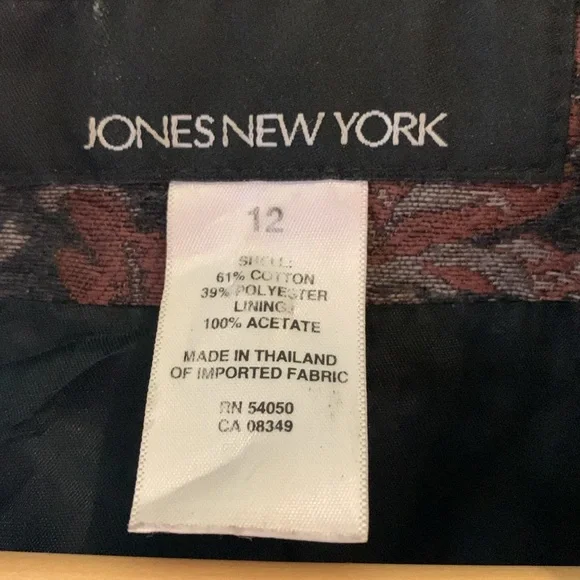 Vintage Paisley Blazer Jones New York Size 12 - Picture 2 of 6